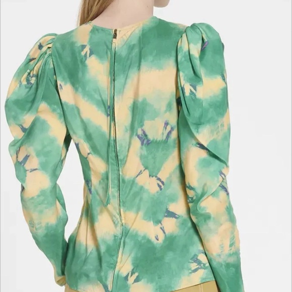 Ulla Johnston 100 % Silk blouse women  Size 8 Rare Woman’s Blouse - Picture 3 of 12